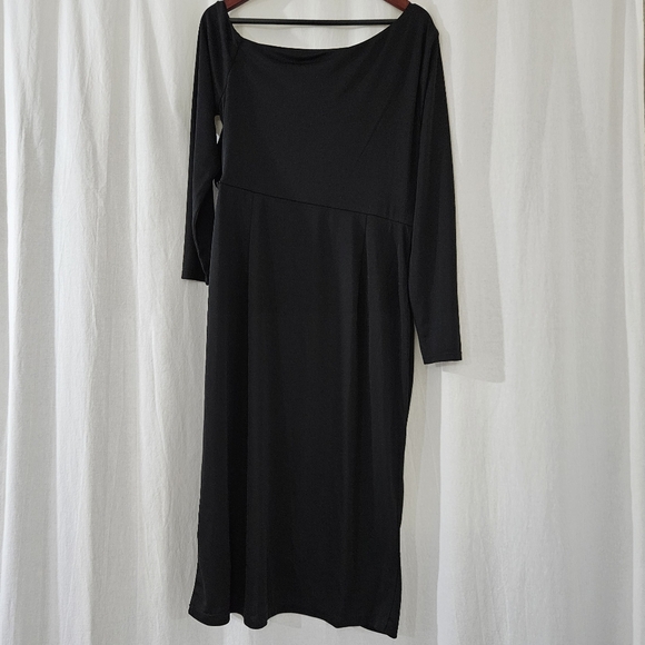 Lauren Ralph Lauren Long Sleeve Scoop Neck Midi Dress Women’s Size 16 - Picture 3 of 6